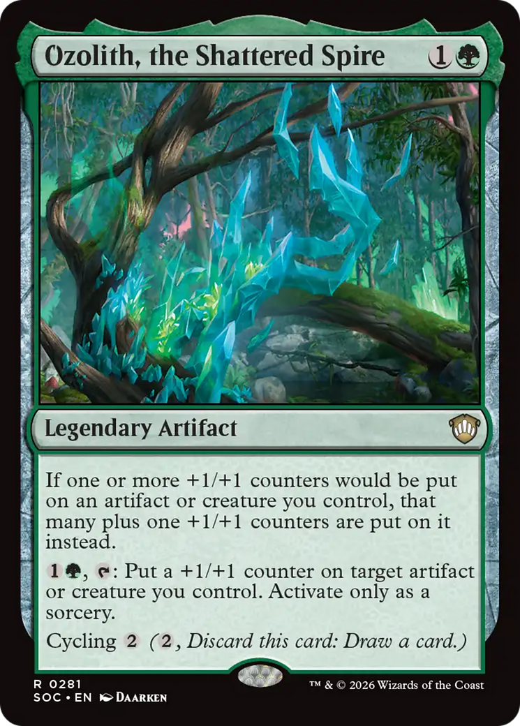 Ozolith, the Shattered Spire [Secrets of Strixhaven Commander] | Magic Magpie
