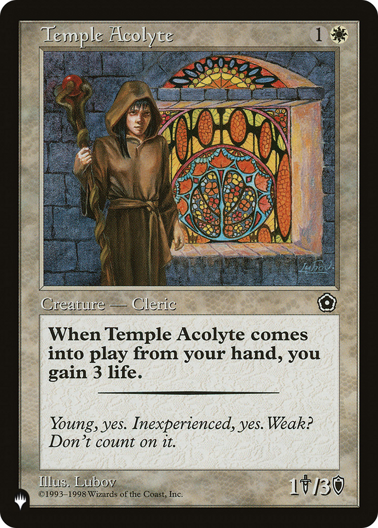 Temple Acolyte [The List] | Magic Magpie