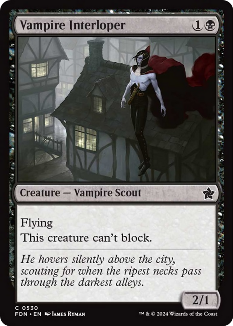 Vampire Interloper [Foundations] | Magic Magpie