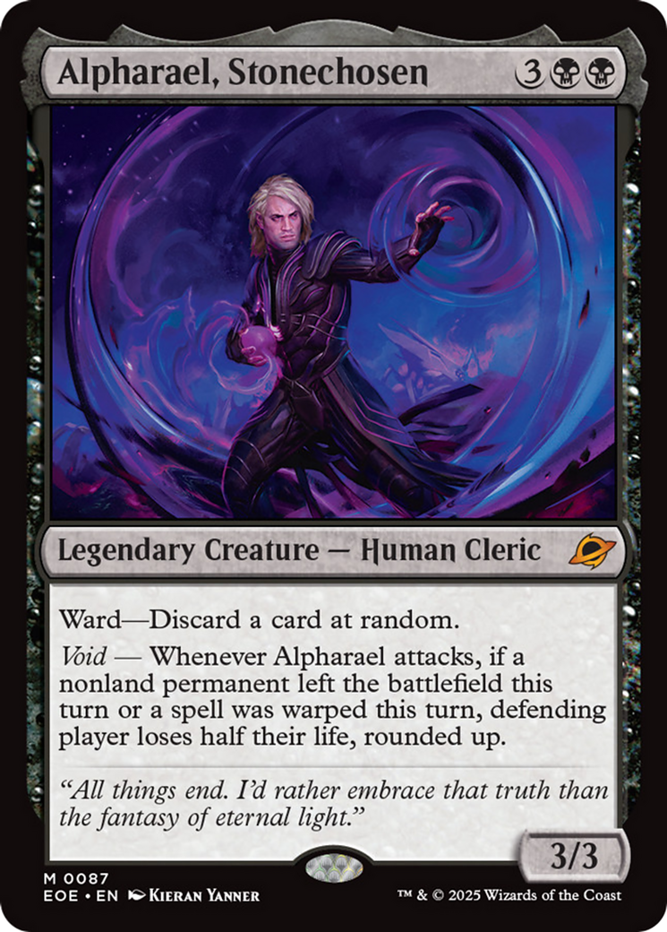 Alpharael, Stonechosen [Edge of Eternities] | Magic Magpie
