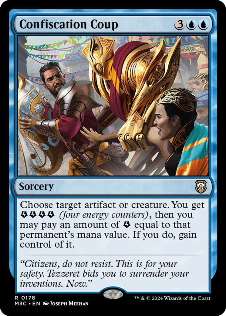 Confiscation Coup (Ripple Foil) [Modern Horizons 3 Commander] | Magic Magpie