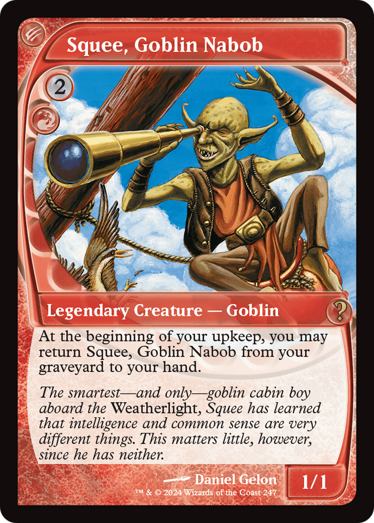 Squee, Goblin Nabob (Future Sight) [Mystery Booster 2] | Magic Magpie