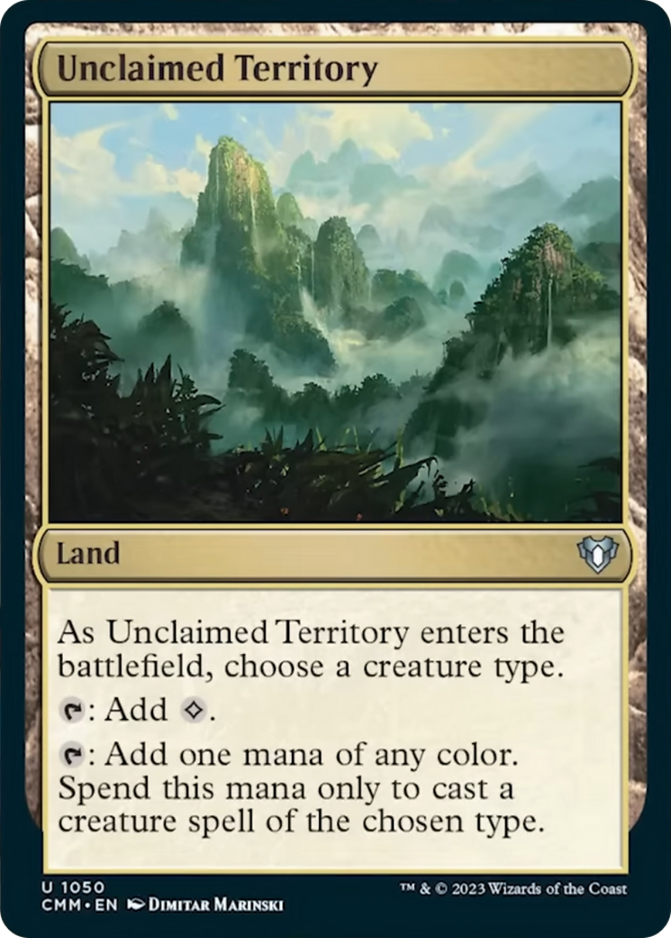 Unclaimed Territory [Commander Masters] | Magic Magpie