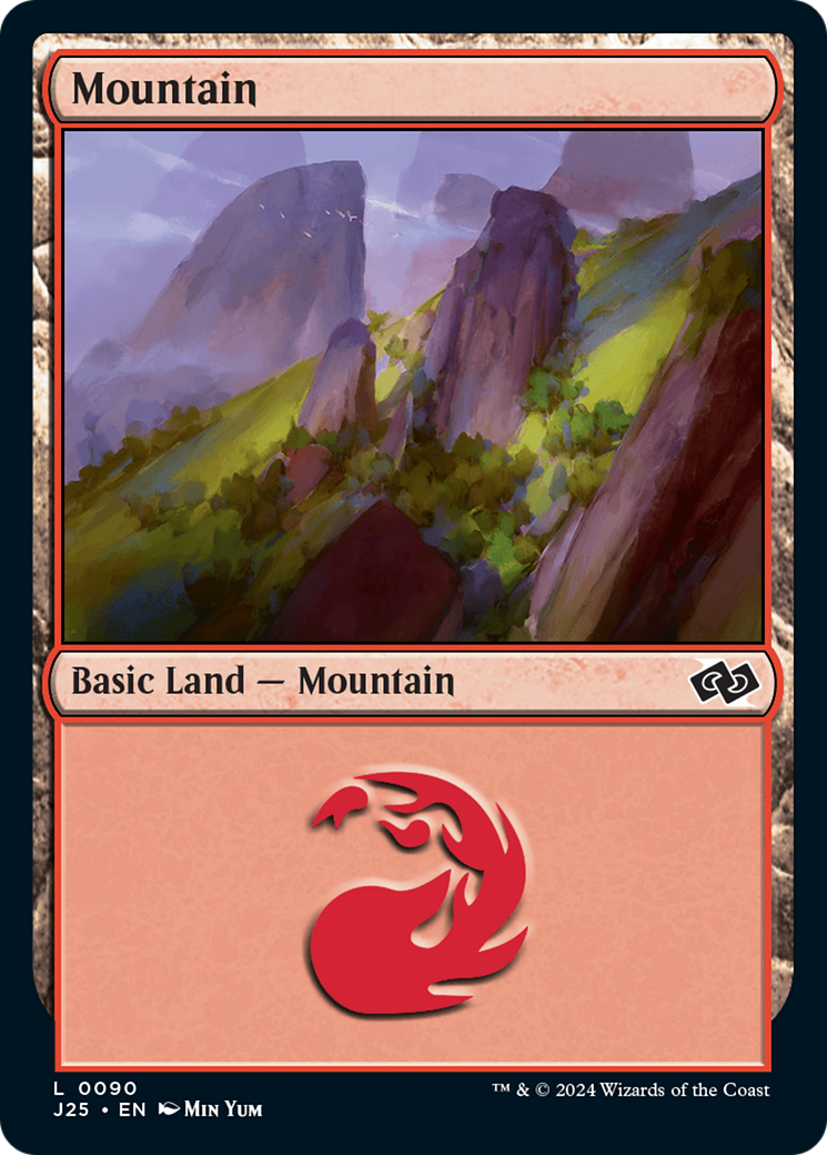 Mountain (90) [Foundations Jumpstart] | Magic Magpie