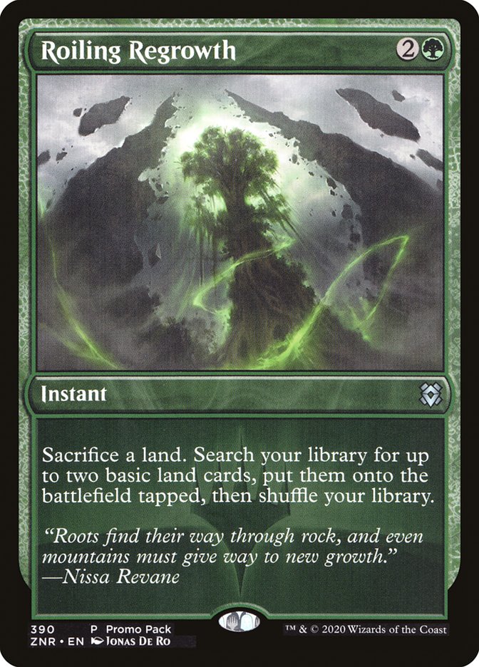 Roiling Regrowth (Promo Pack) [Zendikar Rising Promos] | Magic Magpie