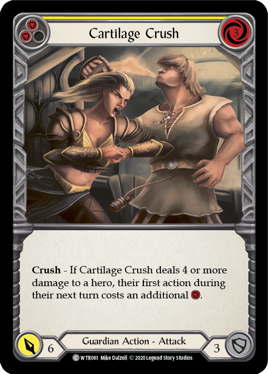 Cartilage Crush (Yellow) [U-WTR061] (Welcome to Rathe Unlimited)  Unlimited Rainbow Foil | Magic Magpie