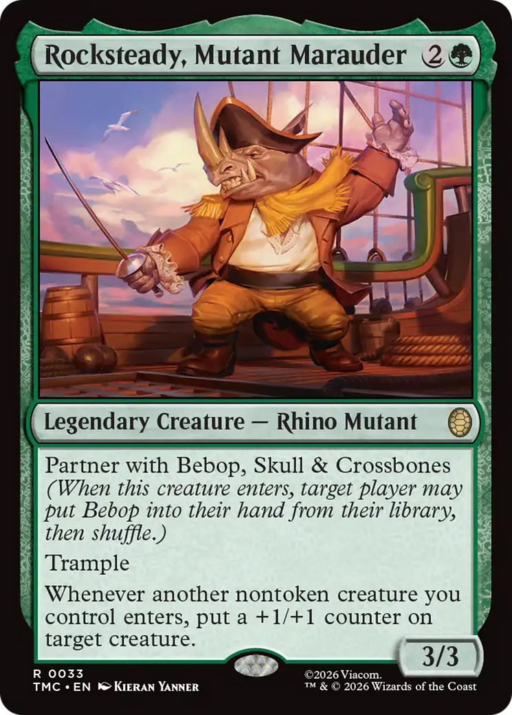 Rocksteady, Mutant Marauder [Teenage Mutant Ninja Turtles Commander] | Magic Magpie