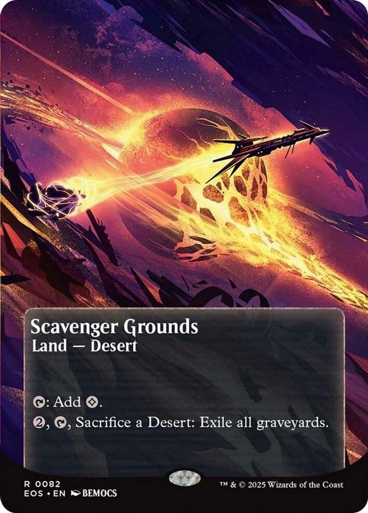 Scavenger Grounds (0082) (Borderless) [Edge of Eternities: Stellar Sights] | Magic Magpie