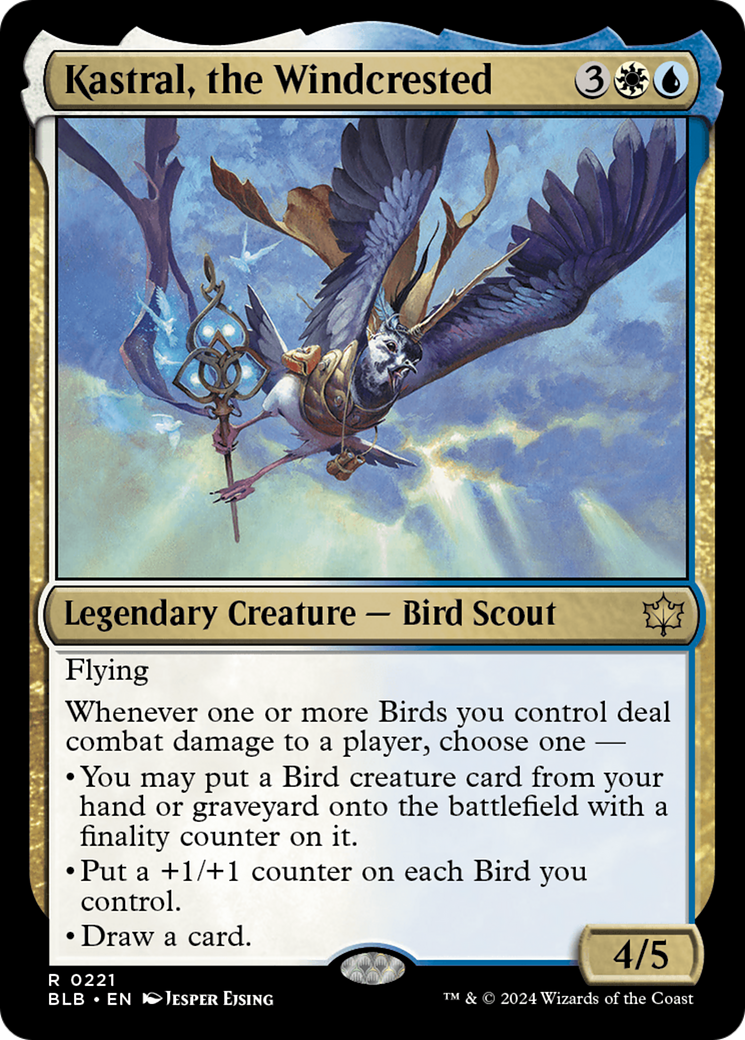 Kastral, the Windcrested [Bloomburrow] | Magic Magpie