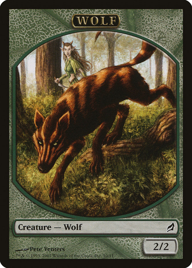 Wolf Token [Lorwyn Tokens] | Magic Magpie
