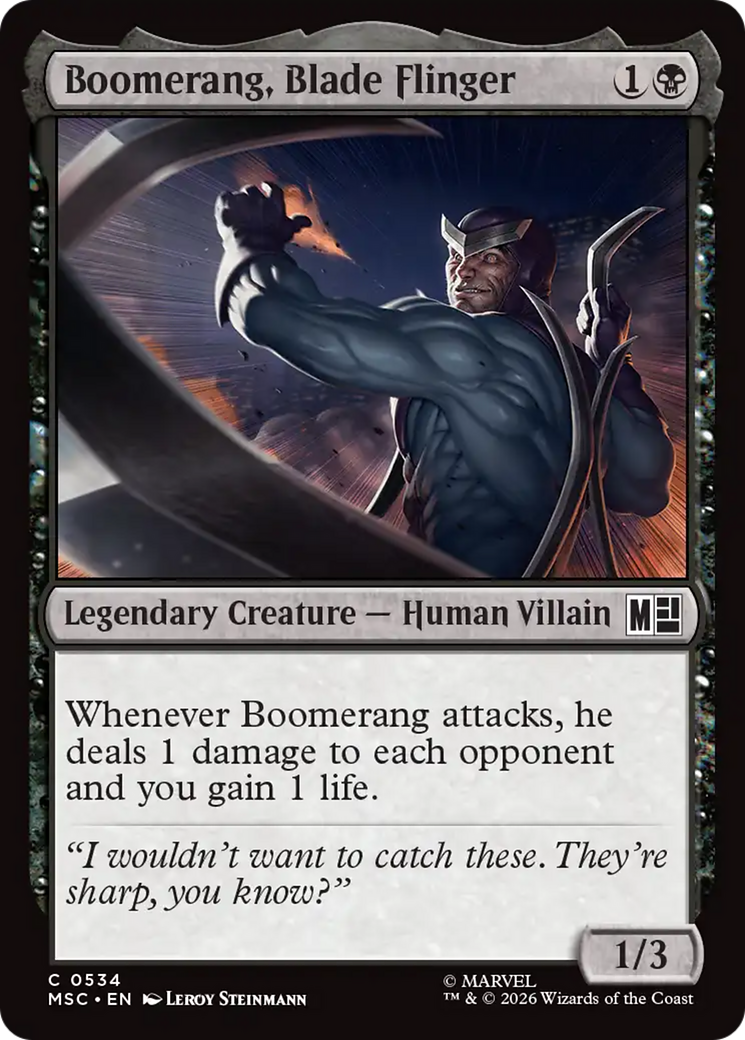 Boomerang, Blade Flinger [Marvel Super Heroes Commander] | Magic Magpie