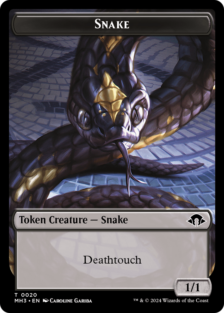 Snake Token [Modern Horizons 3 Tokens] | Magic Magpie