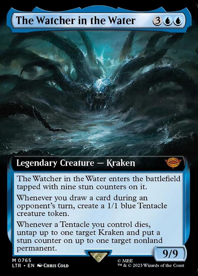 The Watcher in the Water (Extended Art) (Surge Foil) [The Lord of the Rings: Tales of Middle-Earth] | Magic Magpie