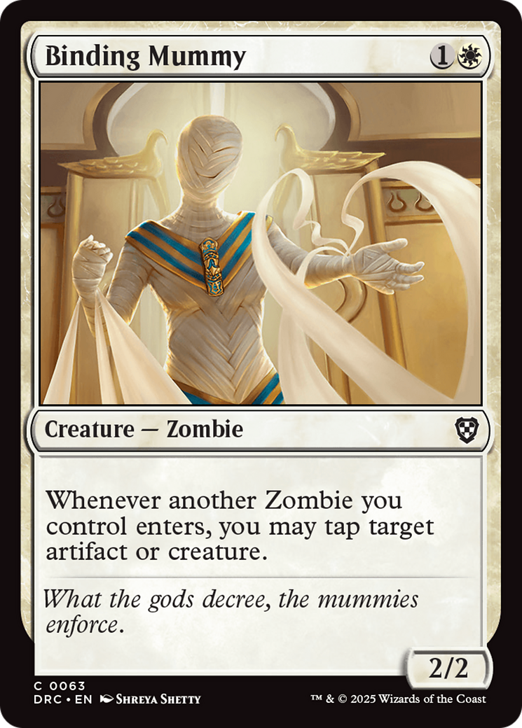 Binding Mummy [Aetherdrift Commander] | Magic Magpie