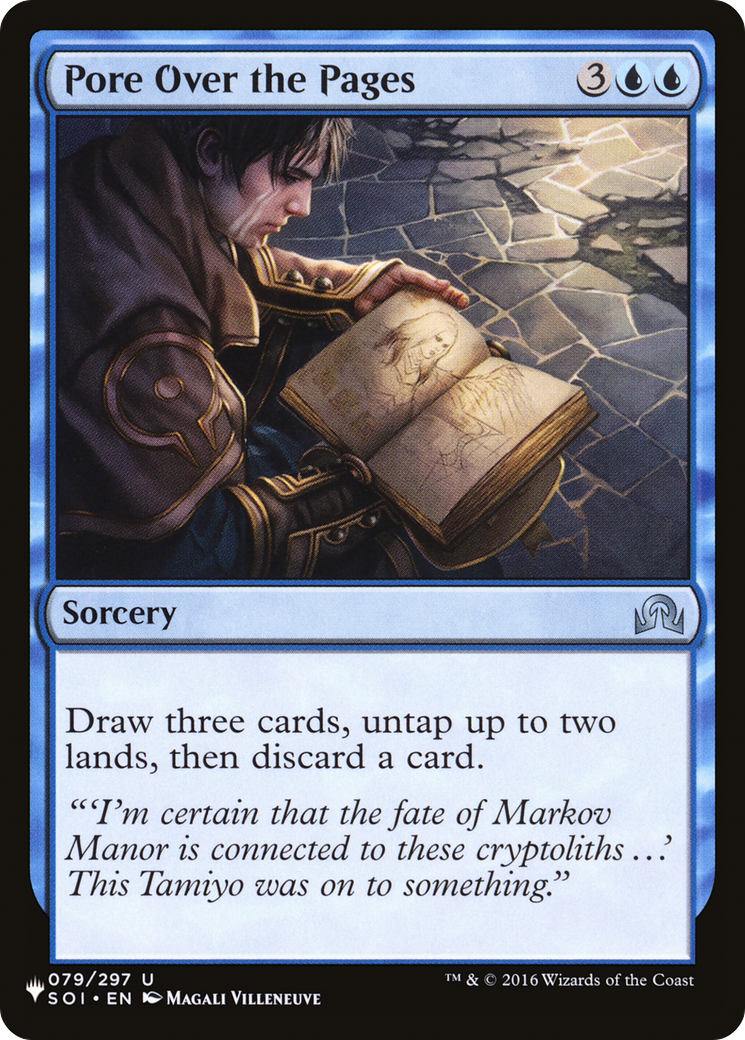 Pore Over the Pages [The List Reprints] | Magic Magpie