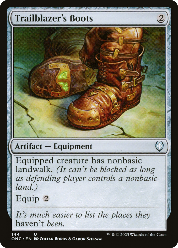 Trailblazer's Boots [Phyrexia: All Will Be One Commander] | Magic Magpie