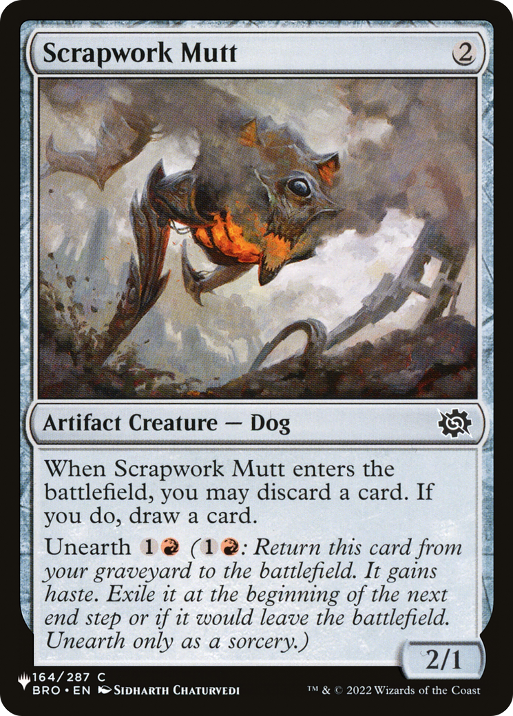 Scrapwork Mutt [The List Reprints] | Magic Magpie