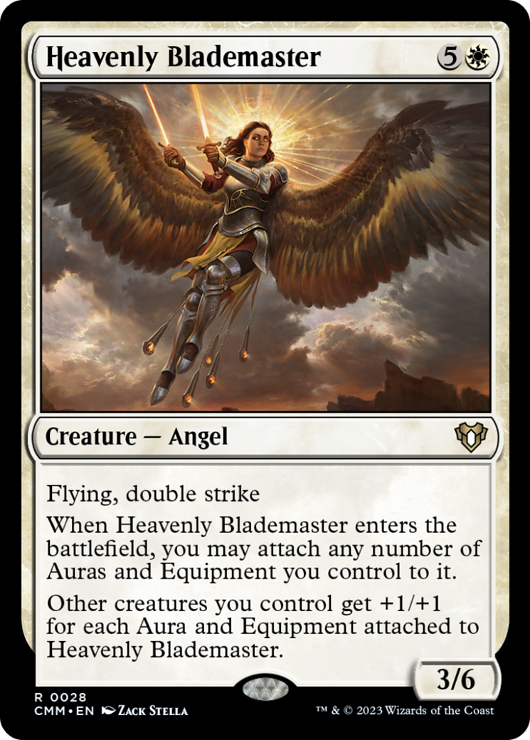 Heavenly Blademaster [Commander Masters] | Magic Magpie