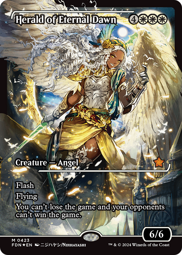 Herald of Eternal Dawn (Showcase) [Foundations] | Magic Magpie