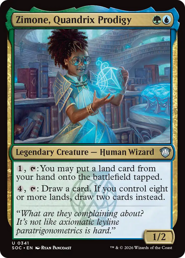 Zimone, Quandrix Prodigy [Secrets of Strixhaven Commander] | Magic Magpie