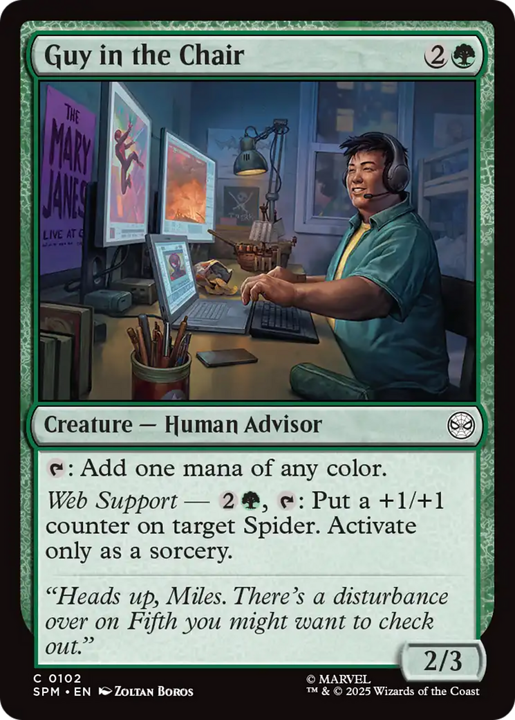 Guy in the Chair [Marvel's Spider-Man] | Magic Magpie