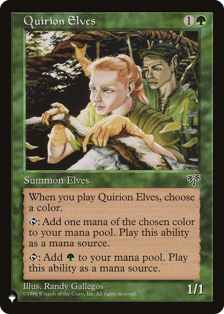 Quirion Elves [The List Reprints] | Magic Magpie