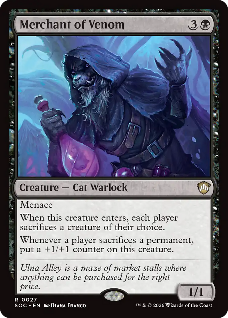 Merchant of Venom [Secrets of Strixhaven Commander] | Magic Magpie
