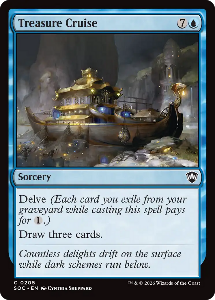 Treasure Cruise [Secrets of Strixhaven Commander] | Magic Magpie