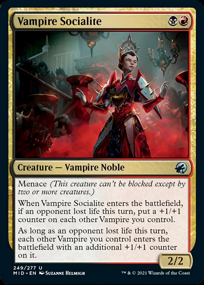 Vampire Socialite [Innistrad: Midnight Hunt] | Magic Magpie