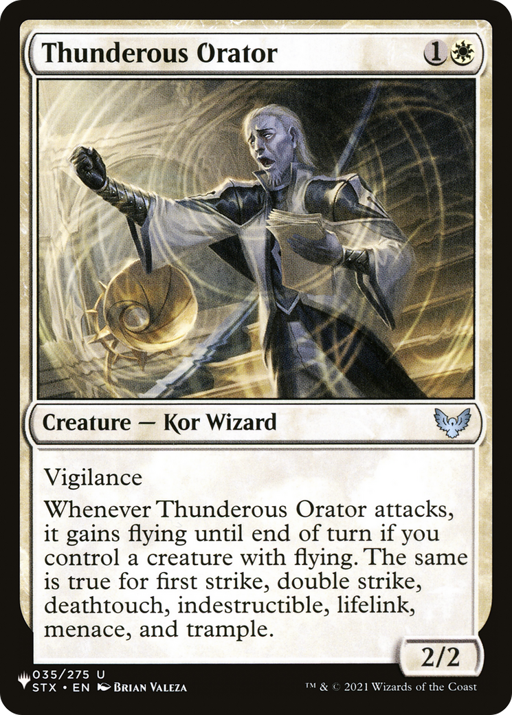 Thunderous Orator [The List] | Magic Magpie