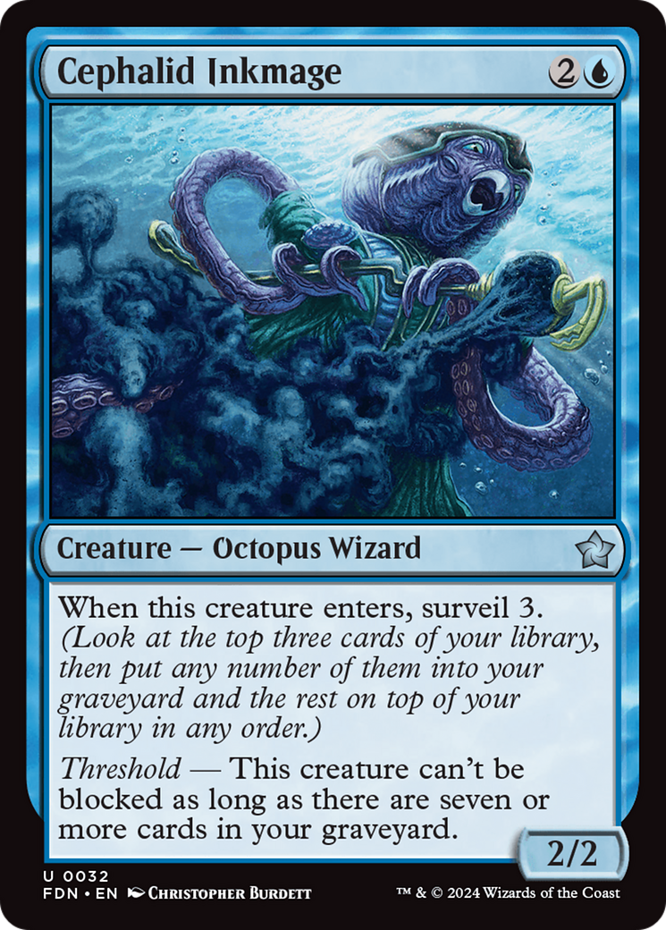 Cephalid Inkmage [Foundations] | Magic Magpie