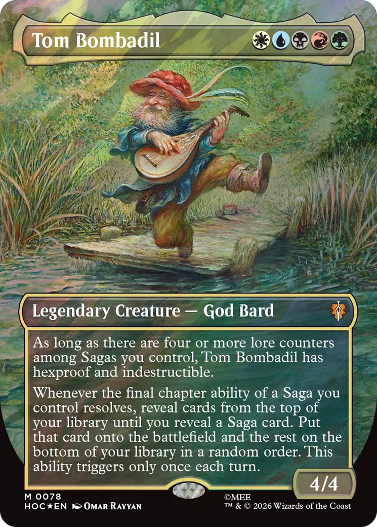 Tom Bombadil (Borderless) (Surge Foil) [The Hobbit] | Magic Magpie