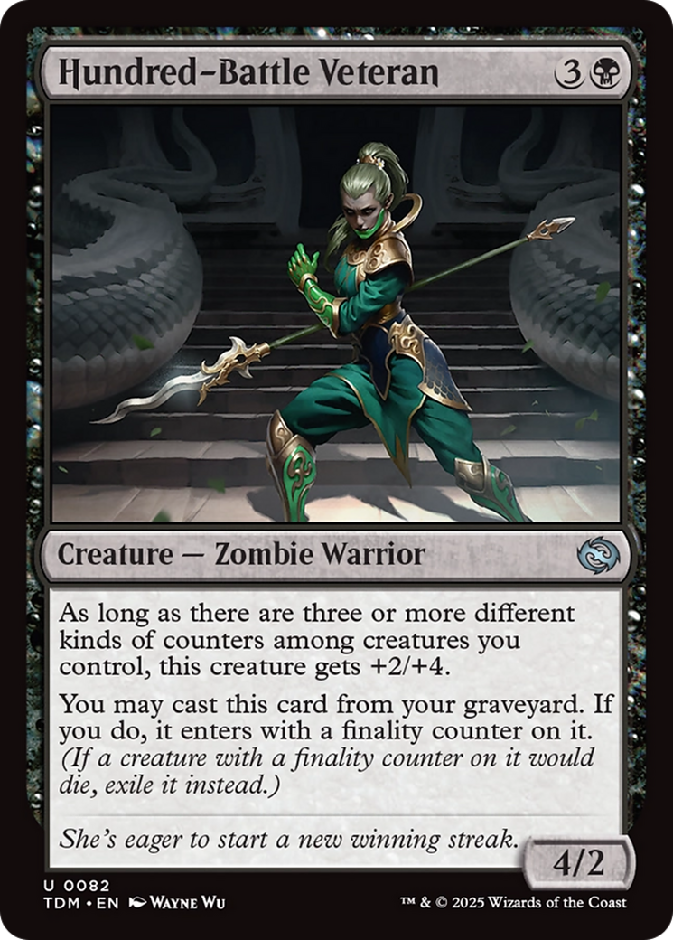 Hundred-Battle Veteran [Tarkir: Dragonstorm] | Magic Magpie