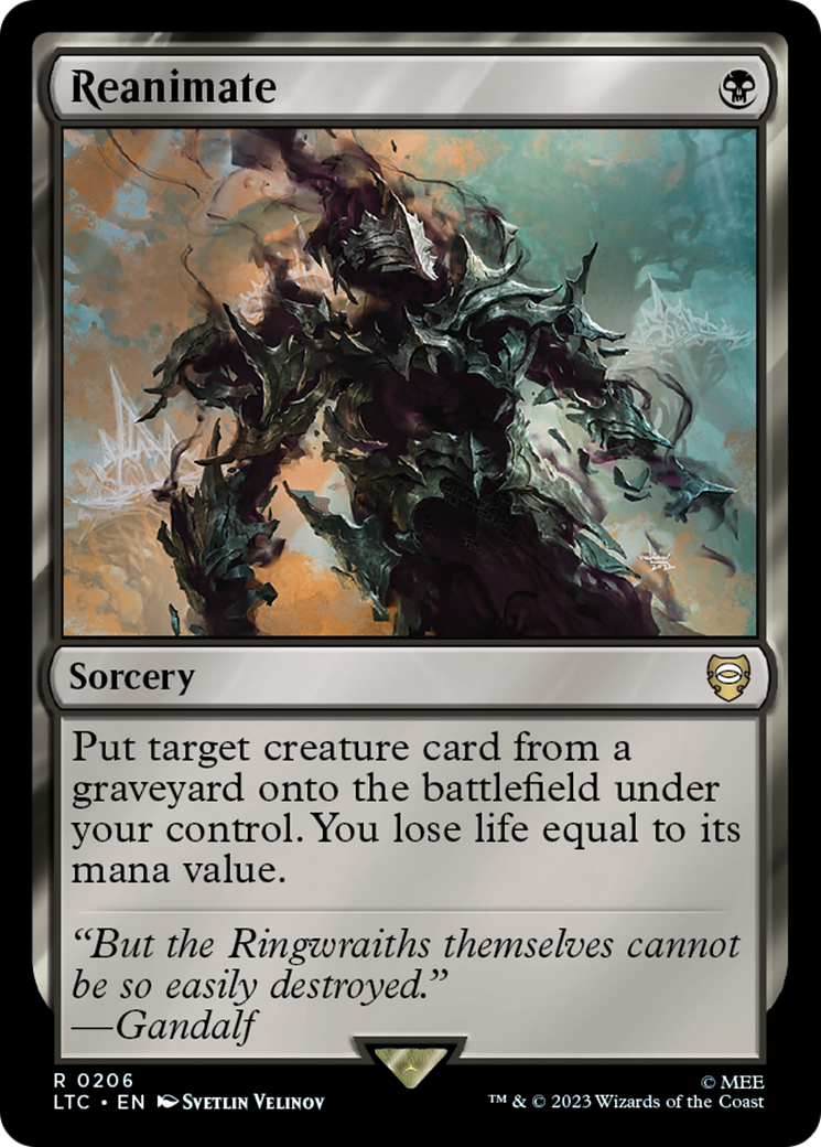 Reanimate [The Lord of the Rings: Tales of Middle-Earth Commander] | Magic Magpie