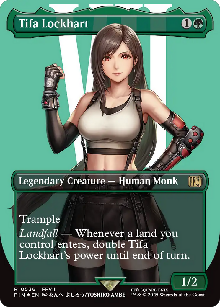 Tifa Lockhart (Borderless) (Surge Foil) [FINAL FANTASY] | Magic Magpie