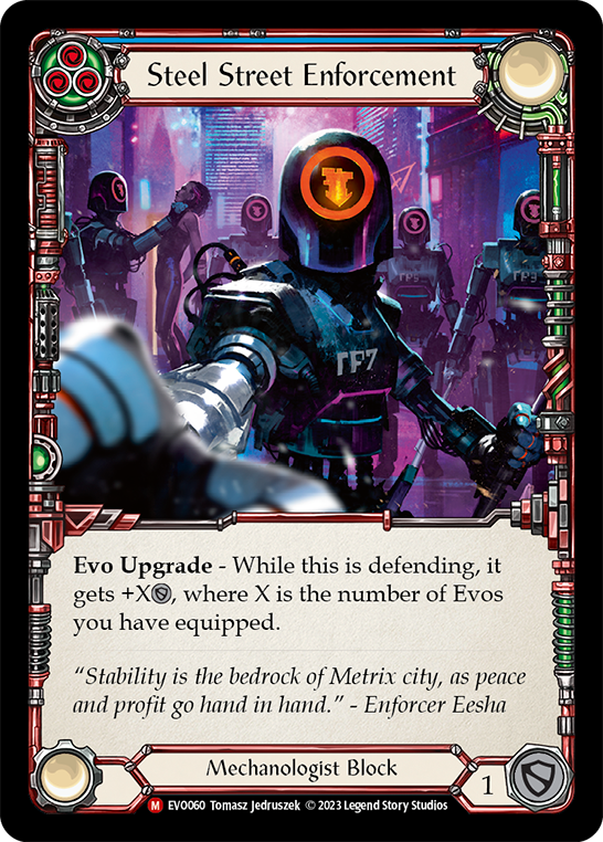 Steel Street Enforcement [EVO060] (Bright Lights)  Rainbow Foil | Magic Magpie