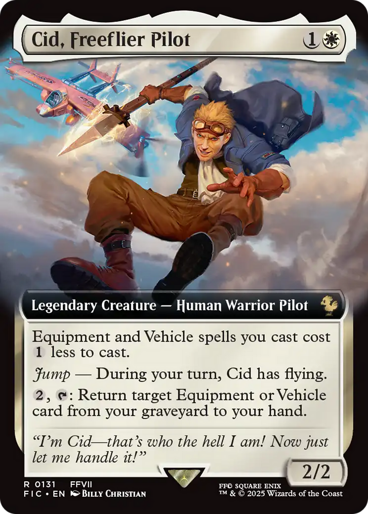 Cid, Freeflier Pilot (Extended Art) [FINAL FANTASY Commander] | Magic Magpie