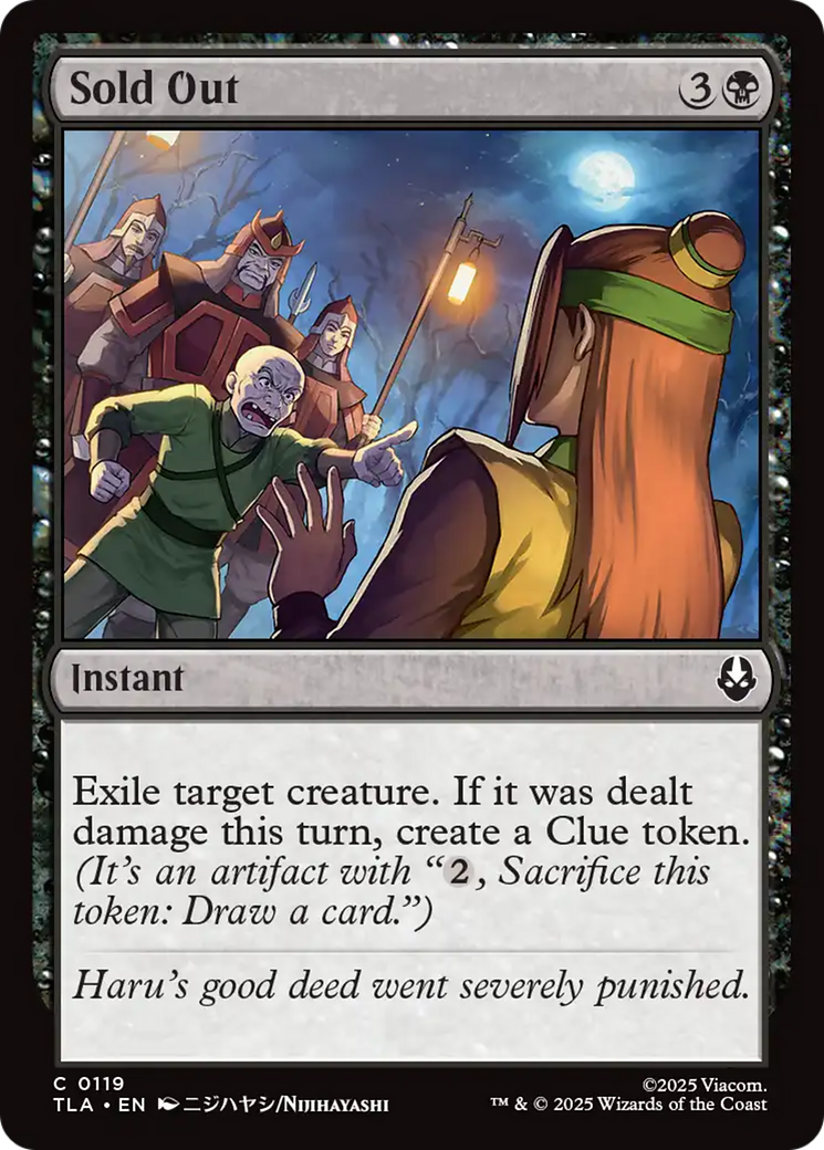 Sold Out [Avatar: The Last Airbender] | Magic Magpie