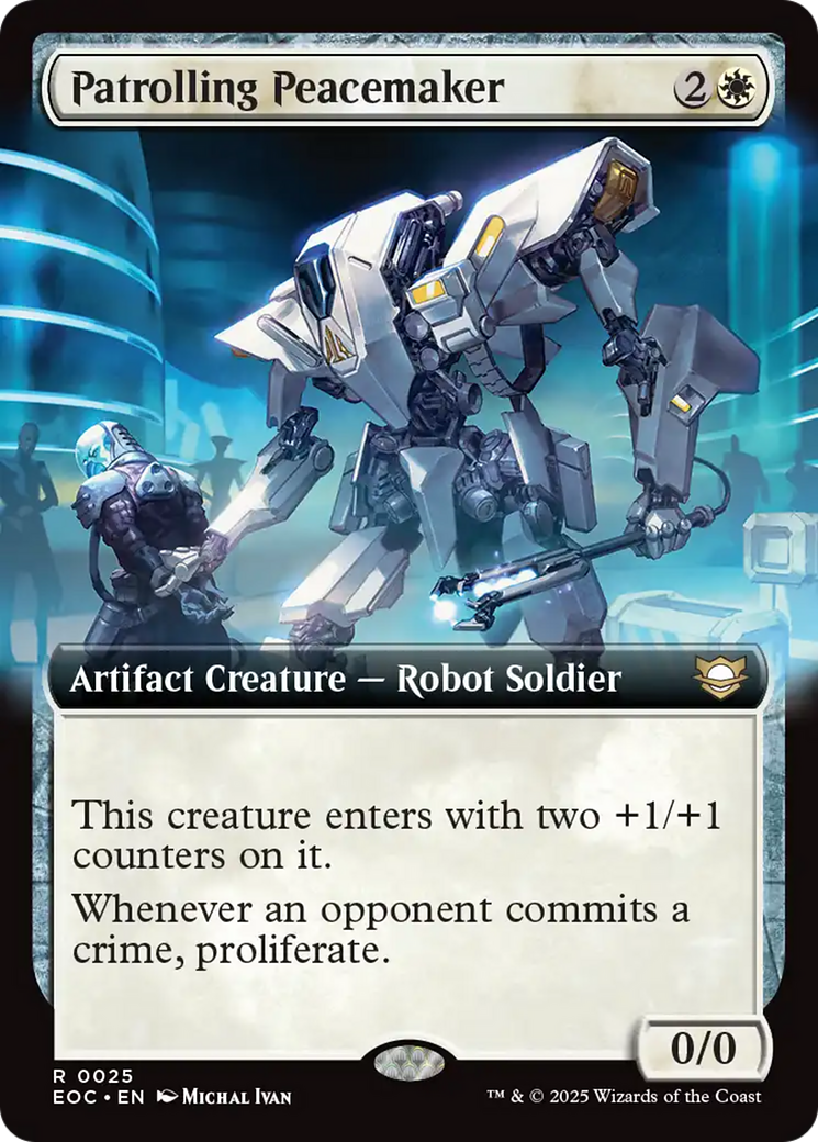 Patrolling Peacemaker (Extended Art) [Edge of Eternities Commander] | Magic Magpie