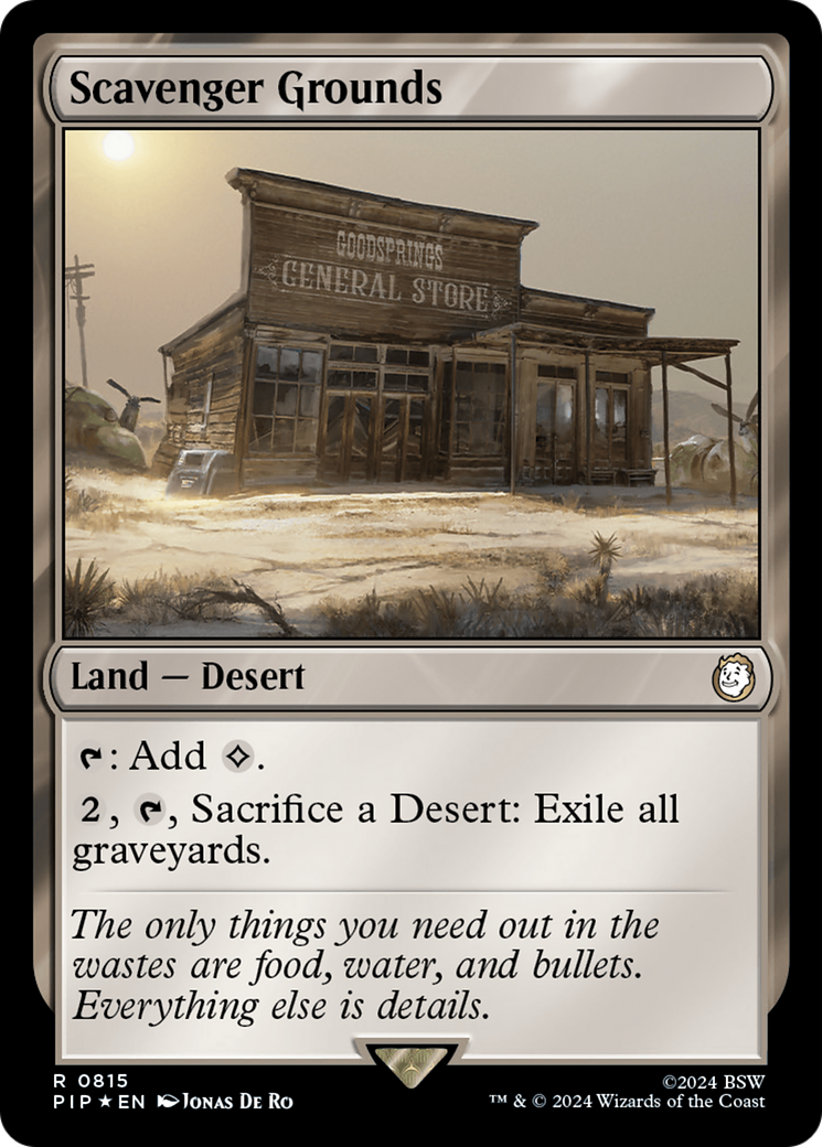 Scavenger Grounds (Surge Foil) [Fallout] | Magic Magpie