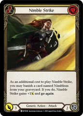 Nimble Strike (Yellow) [U-WTR186] (Welcome to Rathe Unlimited)  Unlimited Normal | Magic Magpie