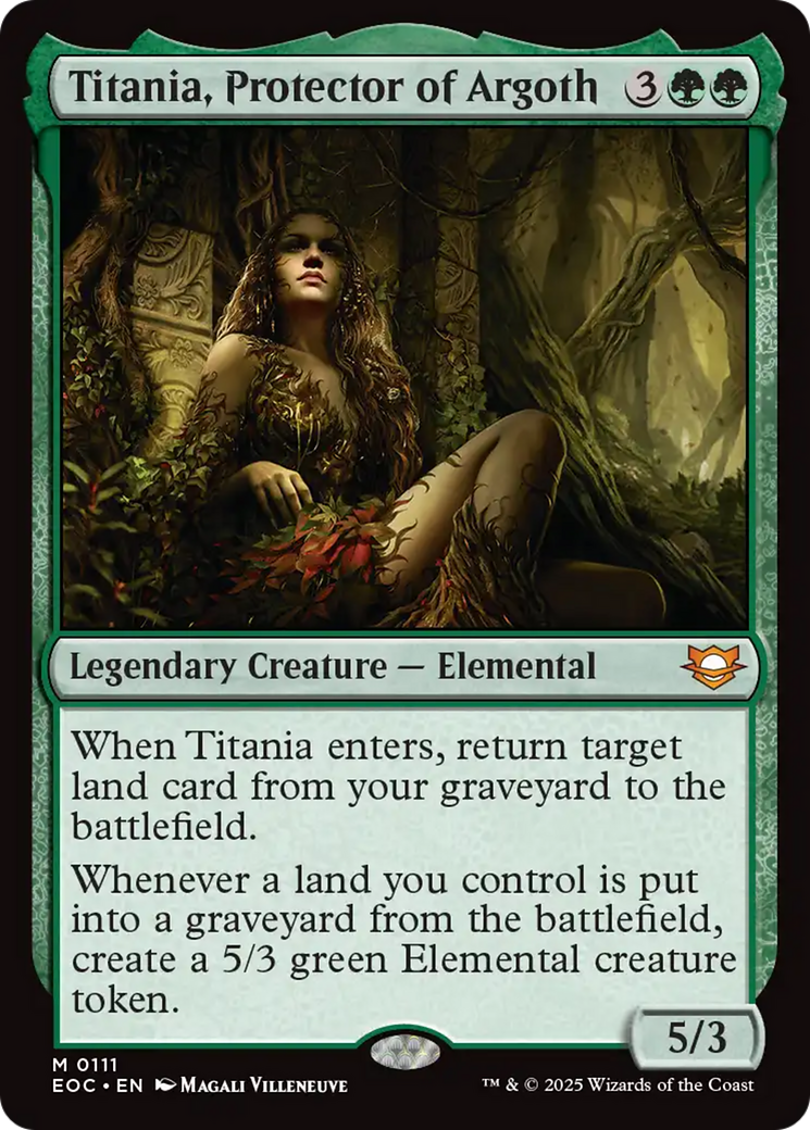Titania, Protector of Argoth [Edge of Eternities Commander] | Magic Magpie