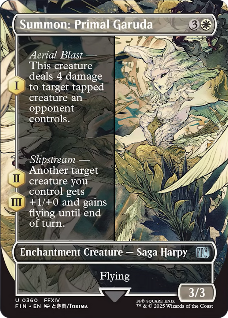 Summon: Primal Garuda (Borderless) [FINAL FANTASY] | Magic Magpie