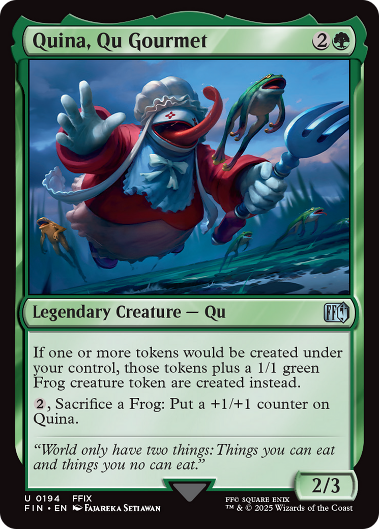 Quina, Qu Gourmet [FINAL FANTASY] | Magic Magpie