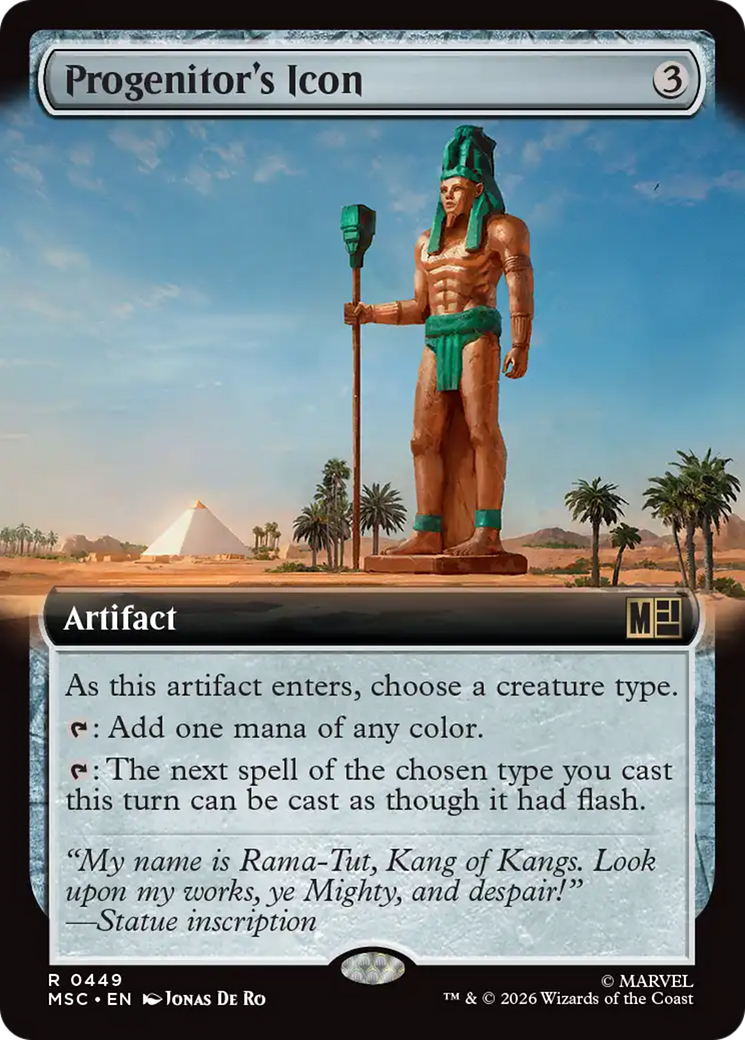 Progenitor's Icon (Extended Art) [Marvel Super Heroes Commander] | Magic Magpie