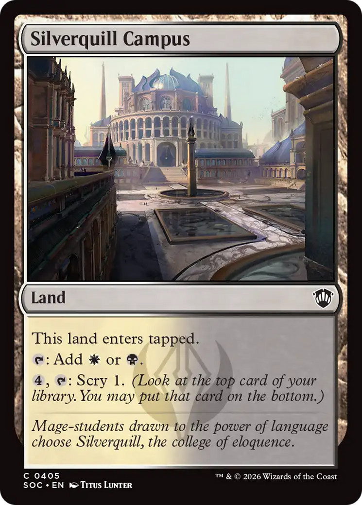 Silverquill Campus [Secrets of Strixhaven Commander] | Magic Magpie
