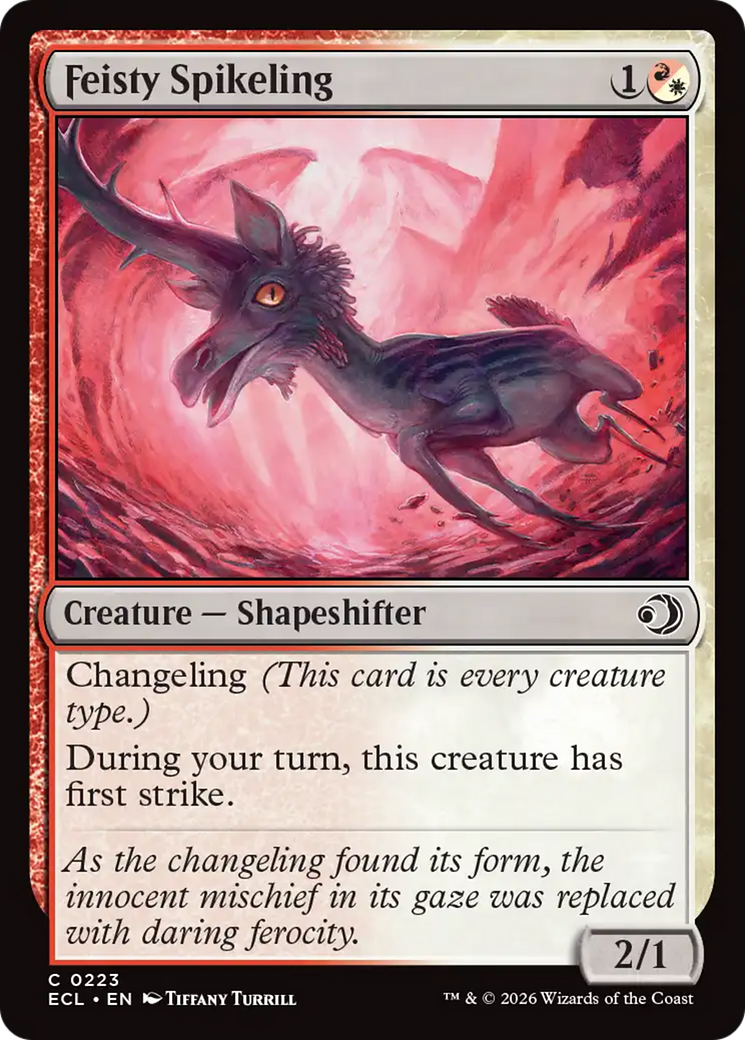 Feisty Spikeling [Lorwyn Eclipsed] | Magic Magpie