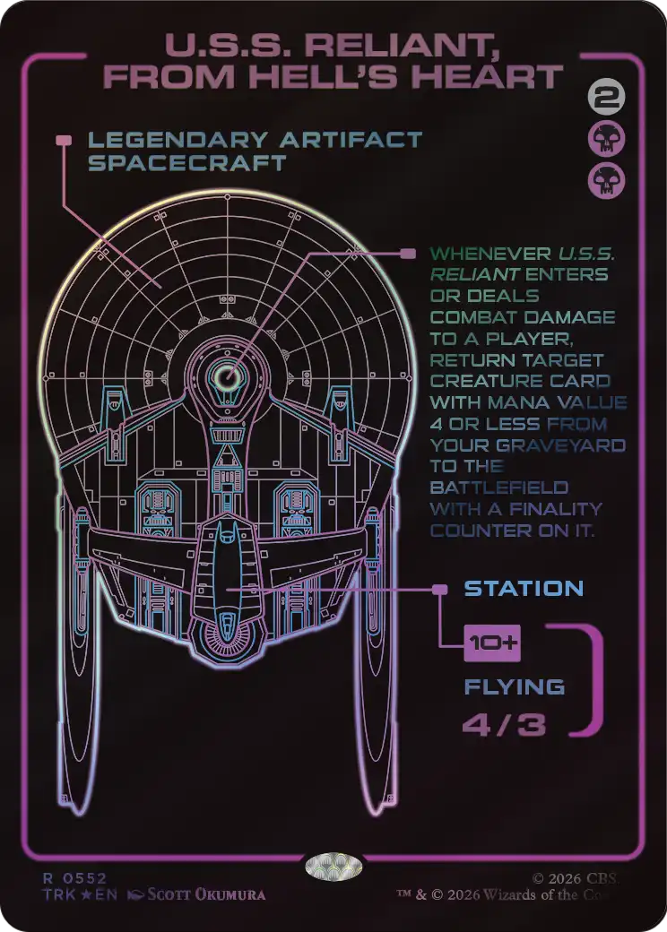 U.S.S. Reliant, From Hell's Heart (Showcase) [Star Trek] | Magic Magpie