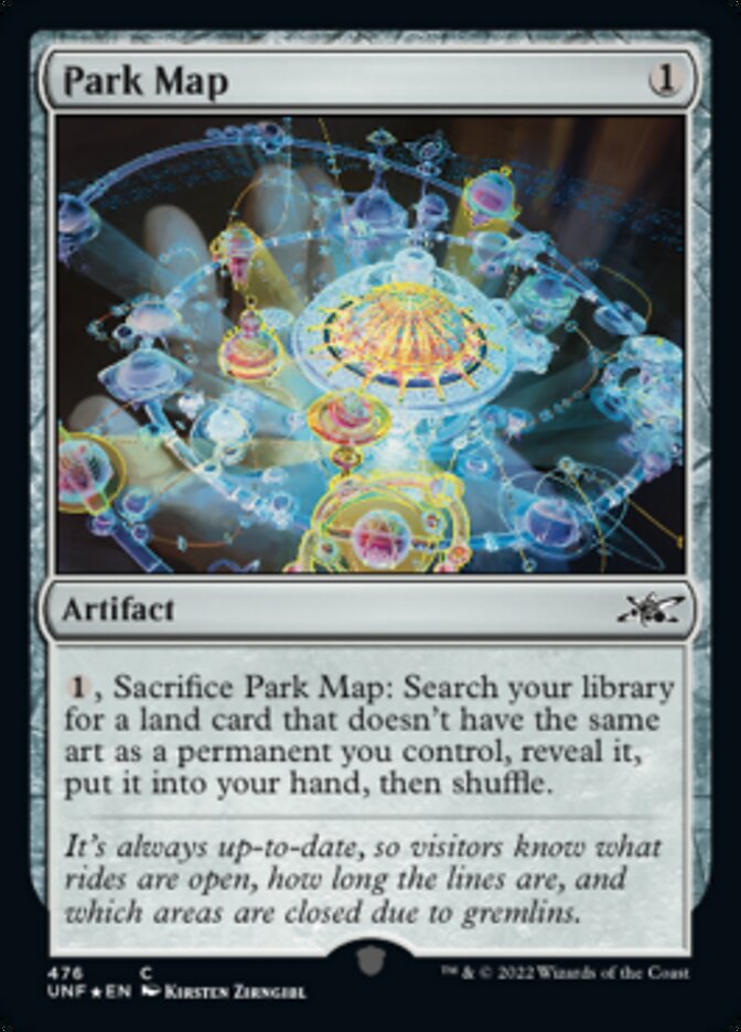 Park Map (Galaxy Foil) [Unfinity] | Magic Magpie
