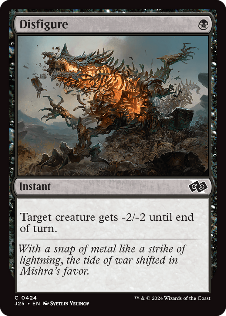 Disfigure [Foundations Jumpstart] | Magic Magpie